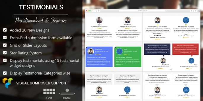 WP Testimonial With Widget