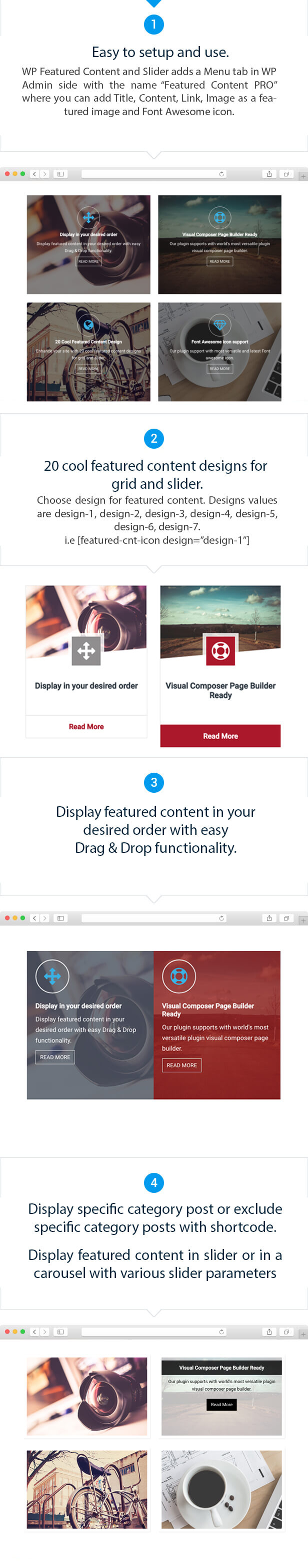Featured Content and Slider Pro Features